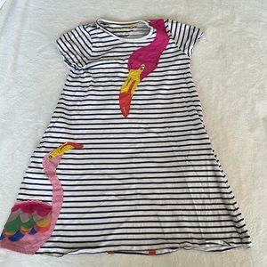 Mini boden flamingo dress